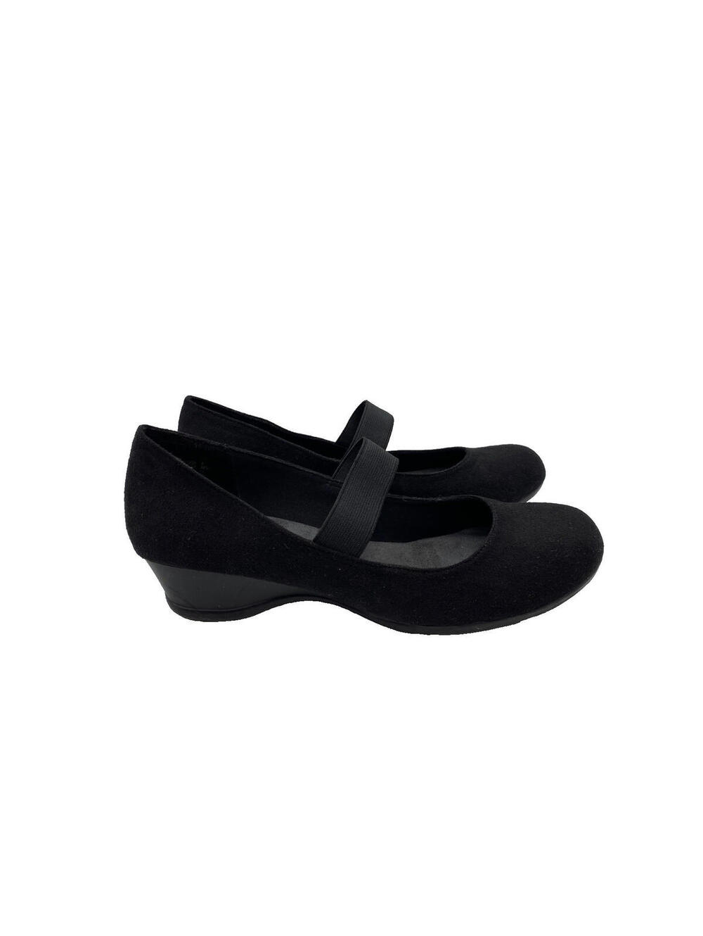Comfort Plus Predictions Mary Jane Shoes Women Size 7 Black Slip On 79438